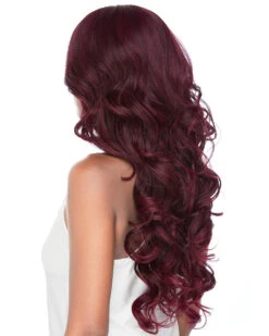 LF Mahogany | Lace Front & Monofilament Part Synthetic Wig By Sepia -Gabor Store SP31108 LF MAHOGANY B1