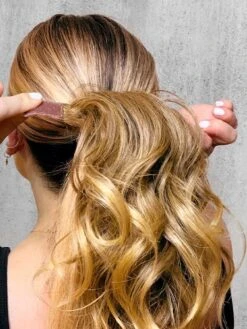 12" Stretch Pony | Synthetic Ponytail -Gabor Store Untitled 1 0004 HD 12inStretchPony Model HowTo2