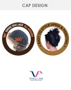 Seda | Lace Front Remy Human Hair Wig By Vivica Fox -Gabor Store VF37149 Seda cap