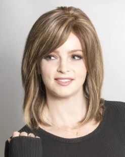 Medi Tach | French Top Human Hair Wig By Wig Pro 24 Medi Tach | French Top Human Hair Wig By Wig Pro -Gabor Store WP120 MediTech Wig DarkGingerBrownn Front 01