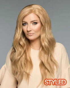 Amber | Monofilament Human Hair Wig By Wig Pro -Gabor Store WP37005R WP105 Amber SwedishAlmond 4 styled 02
