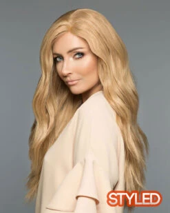 Amber | Monofilament Human Hair Wig By Wig Pro -Gabor Store WP37005R WP105 Amber SwedishAlmond 5 styled 01