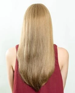 Amber | Monofilament Human Hair Wig By Wig Pro -Gabor Store WP37005 Amber 8 Back