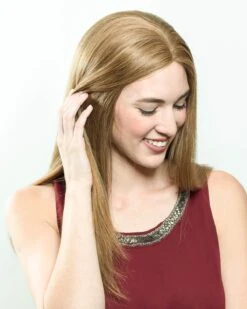 Amber | Monofilament Human Hair Wig By Wig Pro -Gabor Store WP37005 Amber 8 Side2