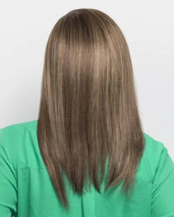 Jacquelyn | Lace Front & Monofilament Human Hair Wig By Wig Pro -Gabor Store WP37016 118 Jacquelyn Wig RockyRoad Back 01