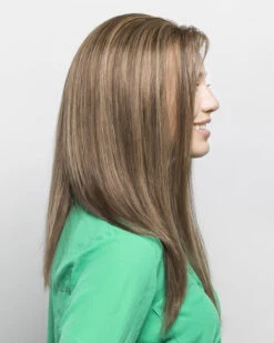 Jacquelyn | Lace Front & Monofilament Human Hair Wig By Wig Pro -Gabor Store WP37016 118 Jacquelyn Wig RockyRoad Side