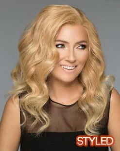 Jacquelyn | Lace Front & Monofilament Human Hair Wig By Wig Pro -Gabor Store WP37016 WP118 Jacquelyn Gloden Blonde 12