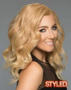 Jacquelyn | Lace Front & Monofilament Human Hair Wig By Wig Pro -Gabor Store WP37016 WP118 Jacquelyn Gloden Blonde 13