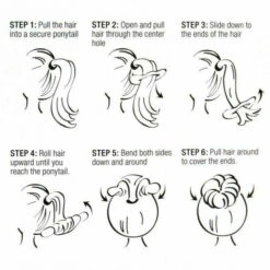 Annie: Magic Foam Sponge Donut -Gabor Store annie hair accessories annie magic foam sponge donut 16140155125846