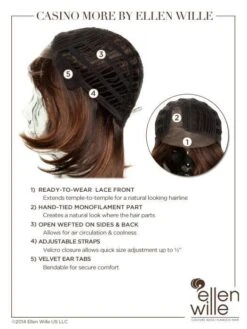 Casino More | Synthetic Lace Front Wig (Mono Part) -Gabor Store ewcasino 19 lg