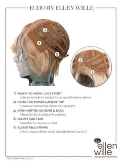 Echo | Synthetic Lace Front Wig (Mono Part) 41 Echo | Synthetic Lace Front Wig (Mono Part) -Gabor Store ewecho 15 lg