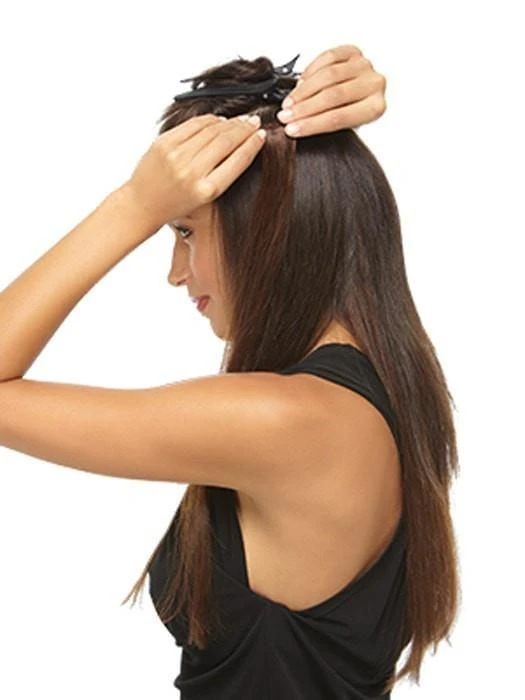 16" 100% Remy Human Hair Extensions (5 Piece) | Clip In 4 16" 100% Remy Human Hair Extensions (5 Piece) | Clip In - Image 2