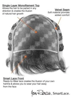 Fiery | HF Synthetic Lace Front Wig (Mono Top) -Gabor Store jr5143 16 lg