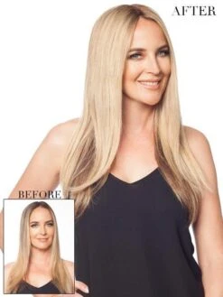 EasiPart HH 18" | Remy Human Hair Topper (Mono Top) 29 EasiPart HH 18" | Remy Human Hair Topper (Mono Top) -Gabor Store jr734 41 lg 1