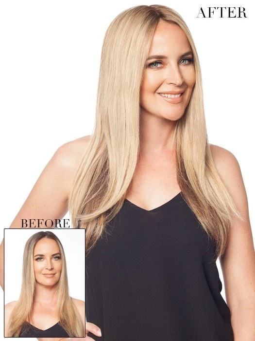 EasiPart HH 18" | Remy Human Hair Topper (Mono Top) 10 EasiPart HH 18" | Remy Human Hair Topper (Mono Top) - Image 8