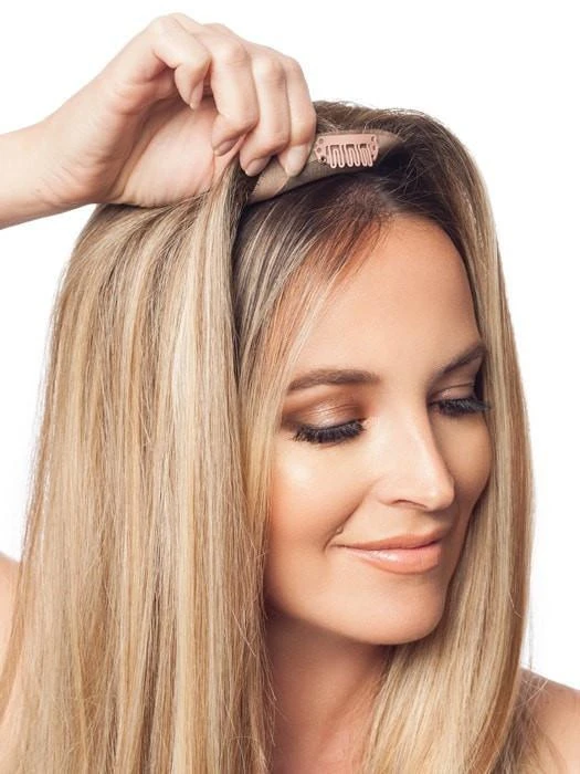 EasiPart HH 18" | Remy Human Hair Topper (Mono Top) 8 EasiPart HH 18" | Remy Human Hair Topper (Mono Top) - Image 6