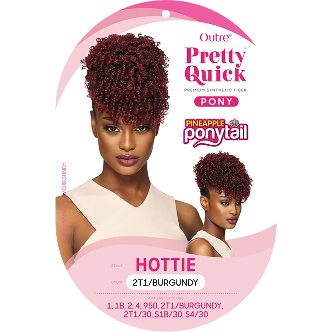 Outre: Pretty Quick Pineapple Ponytail - Hottie 4 Outre: Pretty Quick Pineapple Ponytail - Hottie - Image 2
