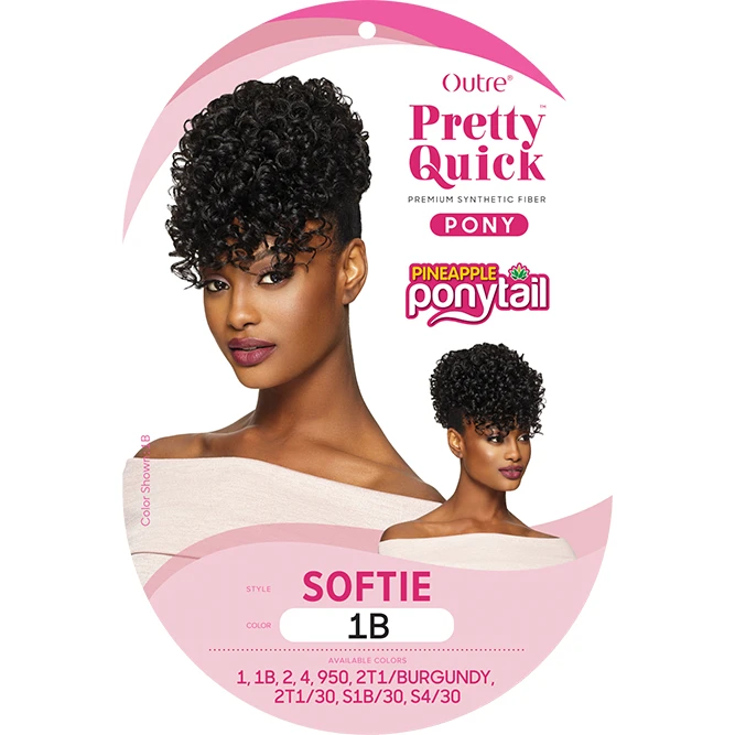 Outre: Pretty Quick Pineapple Ponytail - Softie 4 Outre: Pretty Quick Pineapple Ponytail - Softie - Image 2