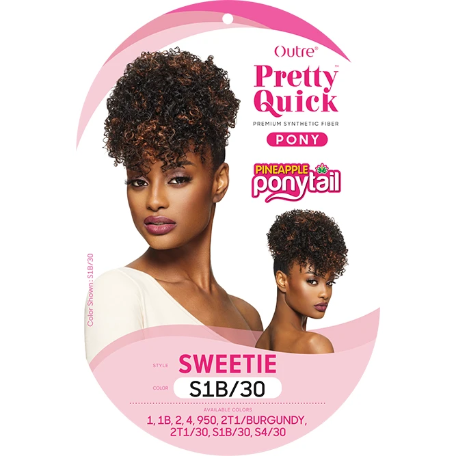 Outre: Pretty Quick Pineapple Ponytail - Sweetie 4 Outre: Pretty Quick Pineapple Ponytail - Sweetie - Image 2