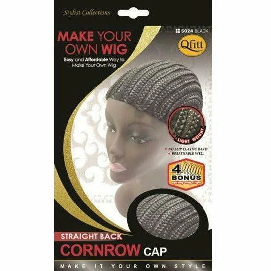 QFITT: Straight Back Cornrow Cap #5024 3 QFITT: Straight Back Cornrow Cap #5024