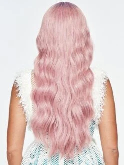 Lavender Frose | HF Synthetic Lace Front Wig (Mono Part) -Gabor Store resized 0000 HD LavenderFrose Model Side3