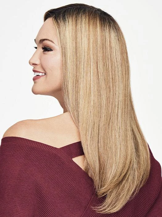 Go All Out 16" | HF Synthetic Hair Topper (Mono Top) 6 Go All Out 16" | HF Synthetic Hair Topper (Mono Top) - Image 4