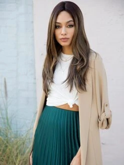 Lennox | Synthetic Lace Front Wig -Gabor Store resized 0005 2395 Lennox Marble Brown LR 2