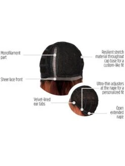 Mane Flame | HF Synthetic Lace Front Wig (Mono Part) -Gabor Store resized 0000 HD ManeFlame Cap