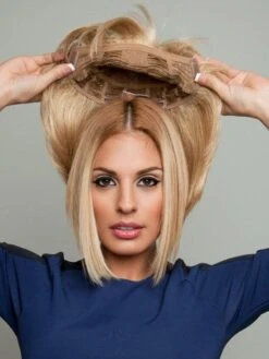 Faux Fringe | Synthetic Hair Topper (Mono Part) -Gabor Store rwfaufri 17 lg