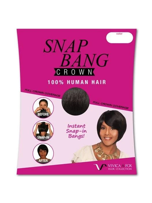 Snap Bang Crown | Human Hair Bang (Clip In) 4 Snap Bang Crown | Human Hair Bang (Clip In) - Image 2