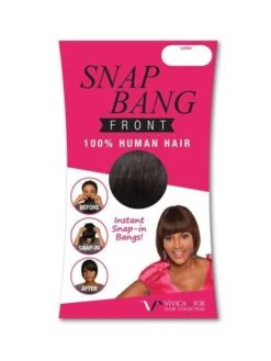 Snap Bang Front | Human Hair Bang (Clip In) -Gabor Store snapbf 1