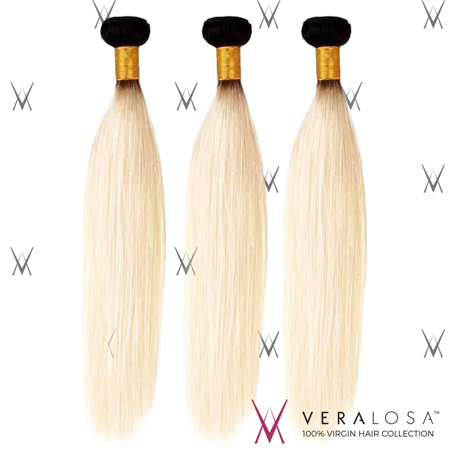 Vera Losa™ 8A Pre-Bleached - Straight #1B/613 - 3 Bundle Deals 3 Vera Losa™ 8A Pre-Bleached - Straight #1B/613 - 3 Bundle Deals