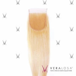Vera Losa™ Pre-Bleached 4x4 Swiss Lace Closure - Straight #613 -Gabor Store vera losa virgin human hair 14 613 vera losa pre bleached 4x4 swiss lace closure straight 613 4484452057174