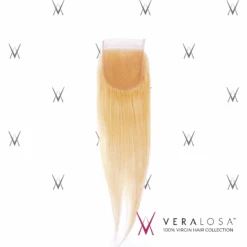 Vera Losa™ Pre-Bleached 4x4 Swiss Lace Closure - Straight #613 -Gabor Store vera losa virgin human hair 14 613 vera losa pre bleached 4x4 swiss lace closure straight 613 4484452089942