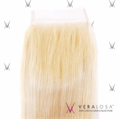 Vera Losa™ Pre-Bleached 4x4 Swiss Lace Closure - Straight #613 -Gabor Store vera losa virgin human hair 14 613 vera losa pre bleached 4x4 swiss lace closure straight 613 4484452221014