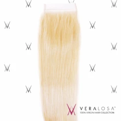 Vera Losa™ Pre-Bleached 4x4 Swiss Lace Closure - Straight #613 -Gabor Store vera losa virgin human hair 14 613 vera losa pre bleached 4x4 swiss lace closure straight 613 4484452253782
