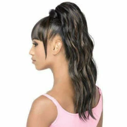 Vivica Fox: Bang N' Pony - Yuna -Gabor Store vivica fox hair collection drawstring ponytails vivica s bang n pony bp yuna 13784103190614